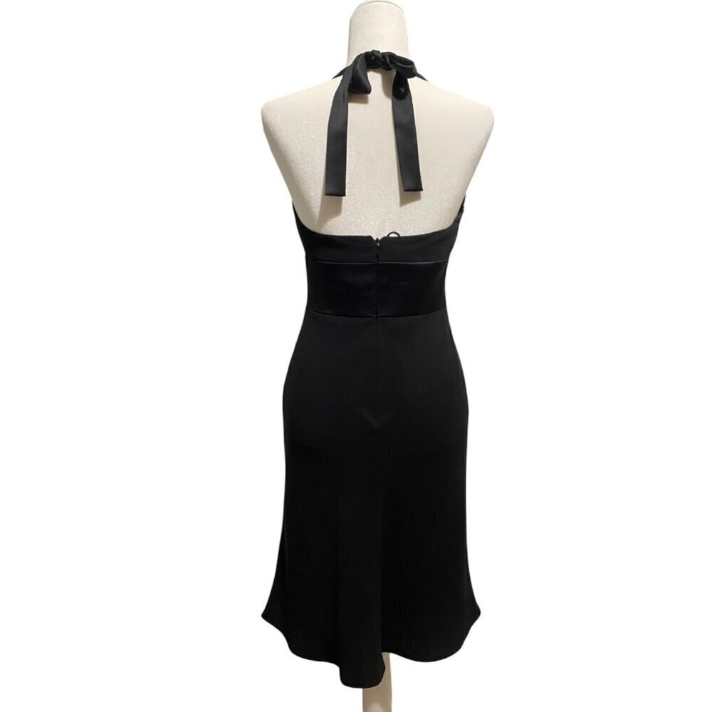 Black Halter Dress Size 4 - Picture 5 of 7